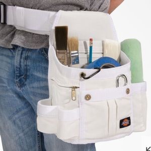 Dickies Bedazzled Painter's 8-Pocket Utility Pouch & Padded Belt EUC